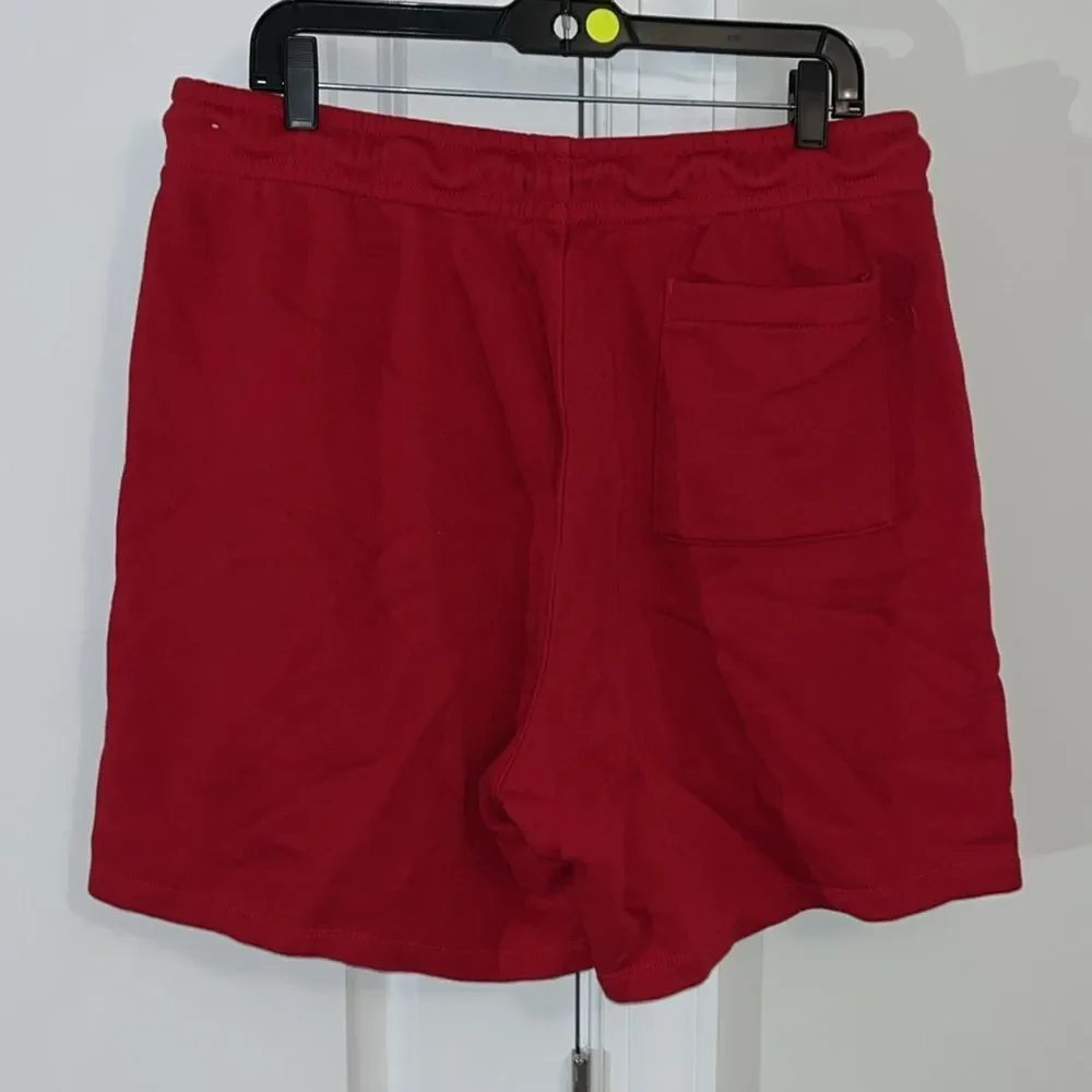 Red Nike Jordan Jumpman training Basketball Fleece Swingman shorts w/pockets XL